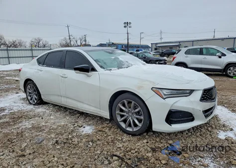 2022 Acura Tlx z USA, uszkodzony, nr VIN 19UUB5F37NA005628